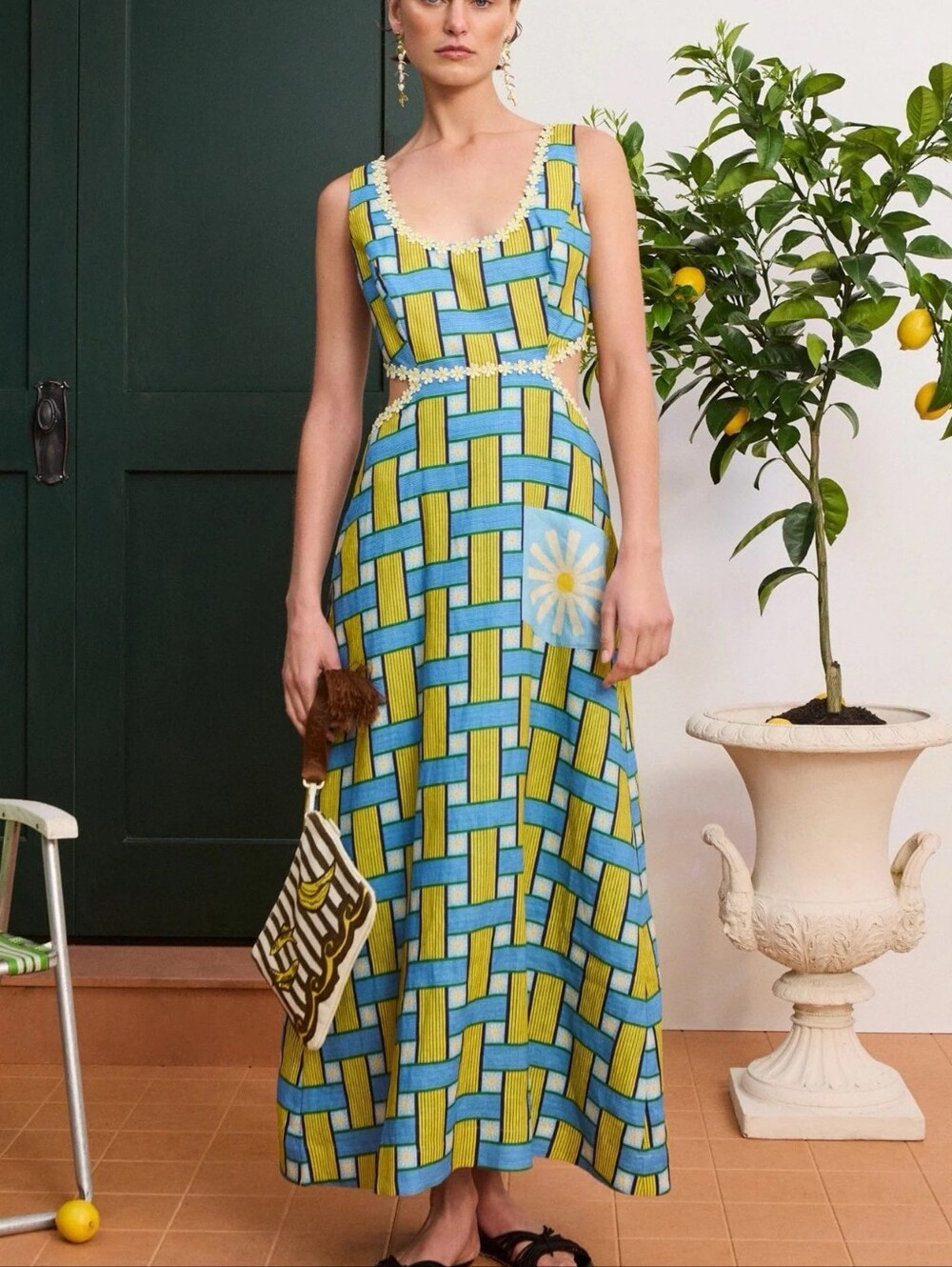 Alemais sunlounge midi dress